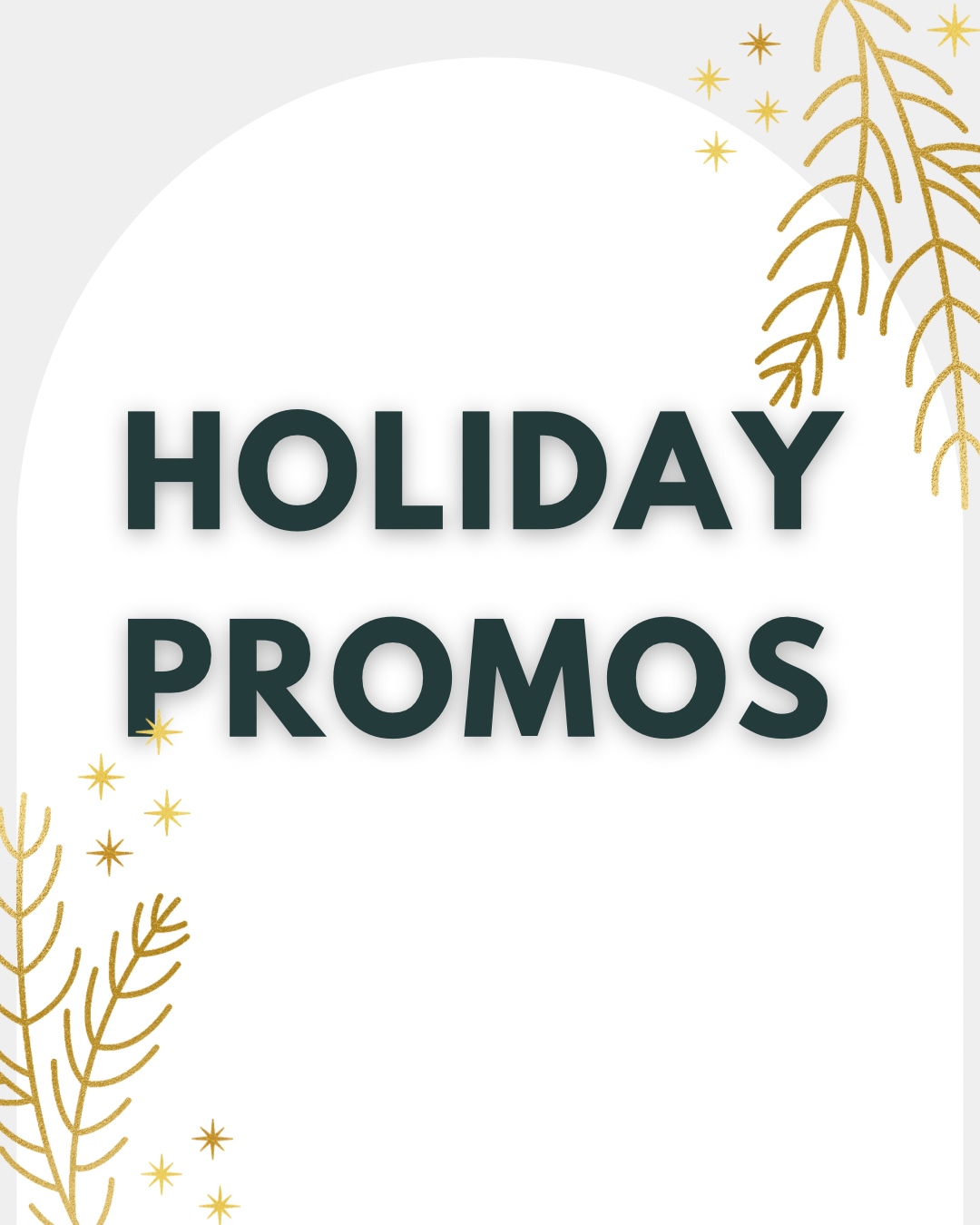 HOLIDAY PROMOS - 1